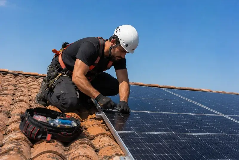 Maintenance et monitoring de panneaux solaires à Cousolre